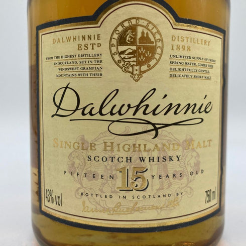 ダルウィニー 15年 700ml 43% Dalwhinnie 【H4】