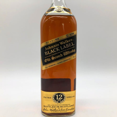 ジョニーウォーカー ブラックラベル 12年 エクストラ スペシャル 黒金キャップ 750ml 43% Johnnie Walker BLACK LABEL EXTRA SPECIAL スコッチウイスキー【F】