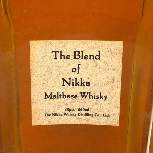 東京都限定◆ザ ブレンド オブ ニッカ モルトベース 特級 ウイスキー 660ml 45% The Blend of Nikka Maltbase Whisky 【U】