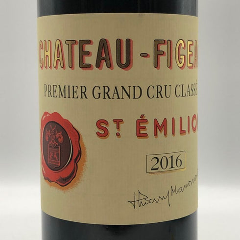 シャトー フィジャック プルミエ グランクリュ クラッセ サンテ ミリオン 2016 750ml 14% Chateau Figeac ボルドーワイン【A0】