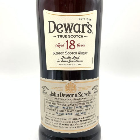 デュワーズ 18年 ダブル エイジ ウイスキー 750ml 40% Dewar's Double Age スコッチウイスキー【Y】