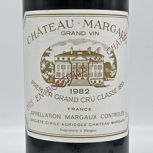 シャトー マルゴー 1982 750ml 12% CHATEAU MARGAUX ボルドーワイン【N0】