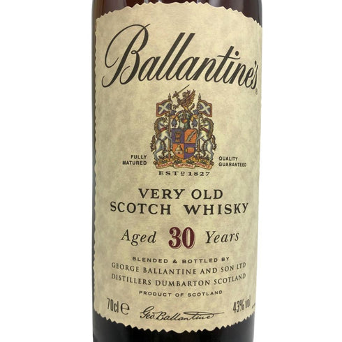 バランタイン 30年 ベリーオールド 金キャップ 700ml 43% Ballantine's VERY OLD スコッチウイスキー【J4】