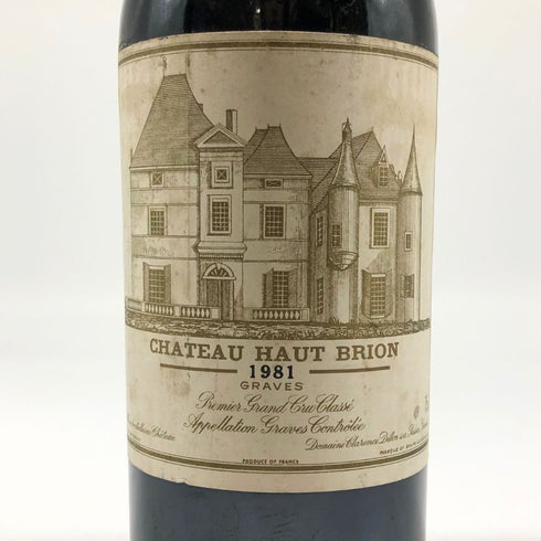 シャトー オー ブリオン 1981 750ml 13% CHATEAU HAUT BRION ボルドーワイン【J4】