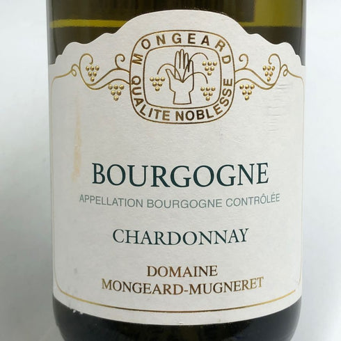 モンジャール ミュニュレ ブルゴーニュ シャルドネ 2022 750ml 13.5% Mongeard Mugneret Bourgogne Chardonnay 白ワイン【D3】