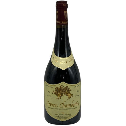 フィリップルクレール ジュヴレシャンベルタン 2015 750ml 13% Philippe Lecrerc Gevrey Chambertin ブルゴーニュワイン【S0】