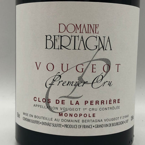 ベルターニャ ヴージョ PC クロ ドゥ ラ ペリエール 2017 750ml 13.5% Domaine BERTAGNA ブルゴーニュワイン【M0】