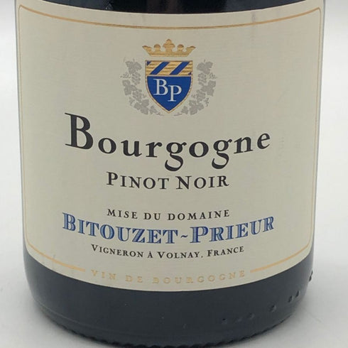 ドメーヌ ビトゥゼプリユール ブルゴーニュ ピノ ノワール 2022 750ml 13.5% DOMAINE BITOUZET PRIEUR Bourgogne Pinot Noir ブルゴーニュワイン【V4】