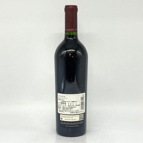 オーパスワン 2011 750ml 13.5% OPUS ONE カリフォルニアワイン【D4】