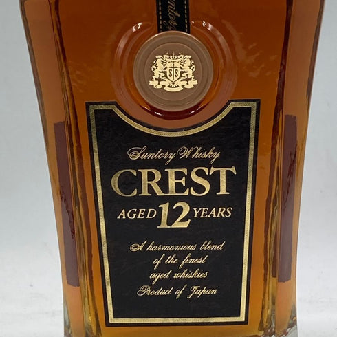 東京都限定◆サントリー クレスト 12年 向獅子マーク 700ml 43% SUNTORY 【H2】