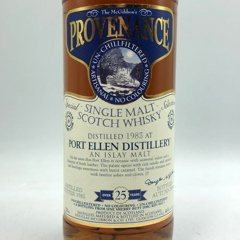 ポートエレン プロヴェナンス 25年 シェリーバット 1983-2008 ダグラスレイン 700ml 46% PORT ELLEN スコッチウイスキー【O2】