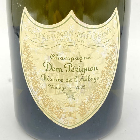 ドンペリニヨン レゼルヴ ド ラベイ 2003 750ml 12.5% Dom Perignon Reserve de l'Abbaye 【C1】