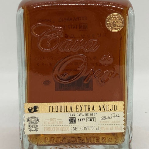 カヴァ デ オロ テキーラ アネホ 750ml 40% Cava de Oro TEQUILA ANEJO テキーラ【K0】