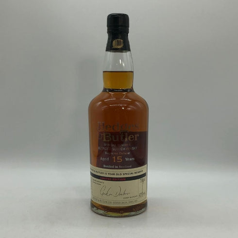ヘッジス&バトラー 15年 750ml 43% Hedges&Butler スコッチウイスキー【H4】