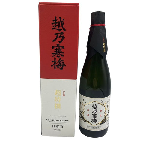 越乃寒梅 大吟醸 超特撰 720ml 16% 2024年10月 日本酒 - 大吟醸酒【K2】