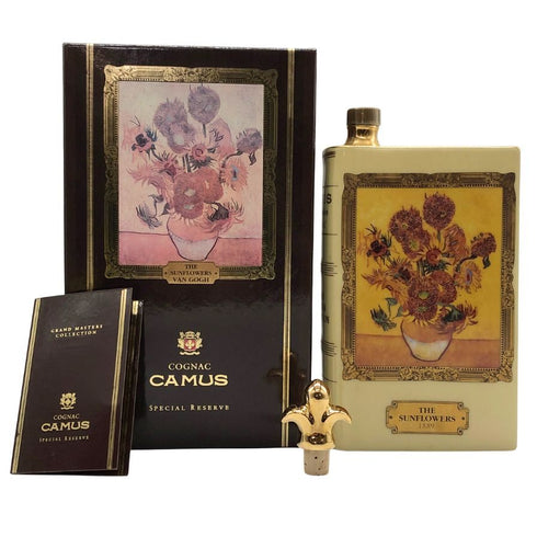 カミュ ブック ゴッホ ヒマワリ 陶器 700ml 40% CAMUS Vincent van GOGH コニャック1263g【E2】