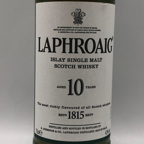 ラフロイグ 10年 シングルモルト スコッチウイスキー 750ml 43% LAPRHROAIG スコッチウイスキー【V1】