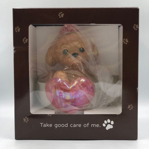 ティーカッププードル デキャンタ マロン 陶器 500ml 40% Teacup poodle Decanter ブランデー1317g【K1】
