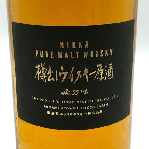 東京都限定◆ニッカ ピュアモルト 樽出しウイスキー原酒 500ml 55.1% NIKKA 【E3】