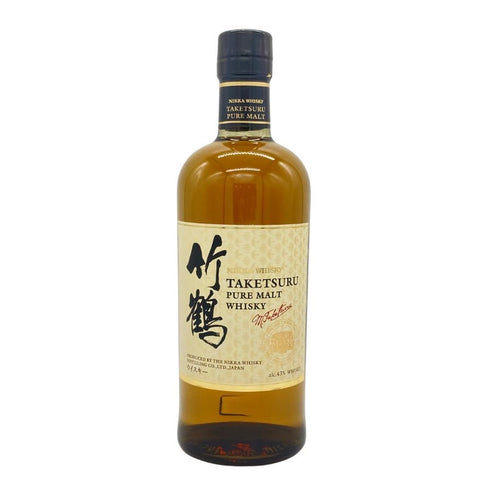 東京都限定◆ニッカ 竹鶴 ピュアモルト 白ラベル 700ml 43% NIKKA 【V】