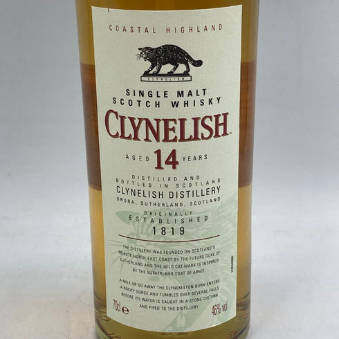 クライヌリッシュ 14年 700ml 46% CLYNELISH スコッチウイスキー【J0】