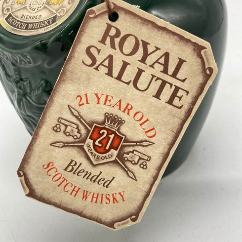 シーバスブラザーズ ロイヤル サルート 21年 緑陶器 700ml 40% Chivas Brothers Royal Salute スコッチウイスキー1305g【V4】