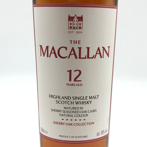 マッカラン 12年 シェリーオーク コレクション 40% 700ml MACALLAN スコッチウイスキー【O0】