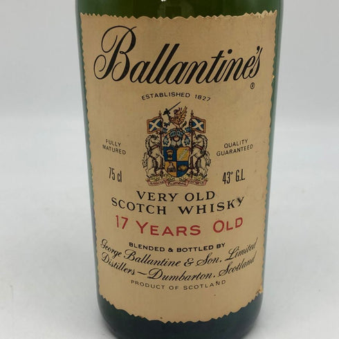 バランタイン 17年 ベリーオールド 750ml 43% Ballantine’s スコッチウイスキー【F4】