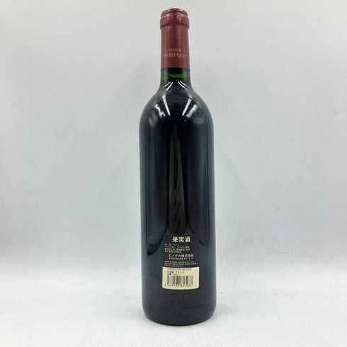 シャトー ポンテ カネ 1999 750ml 13% Chateau Pontet-Canet ボルドーワイン【K2】