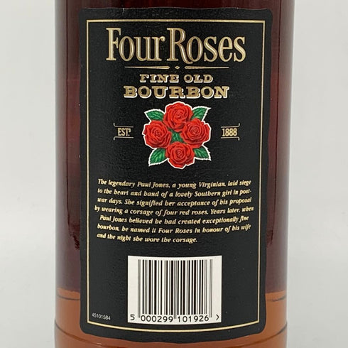 フォアローゼス ブラックラベル 1000ml 43% Four Roses バーボン【V4】