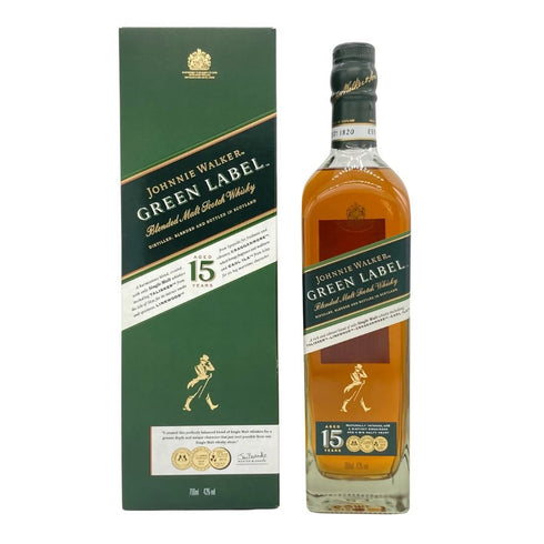 ジョニーウォーカー グリーンラベル 15年 700ml 43% JOHNNIE WALKER GREEN LABEL スコッチウイスキー【U4】