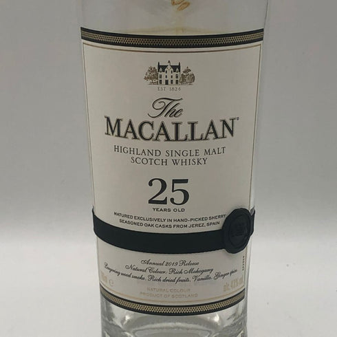 ザ マッカラン 25年 シェリーオークカスク 2019 700ml 43% THE MACALLAN 空き瓶【I3】