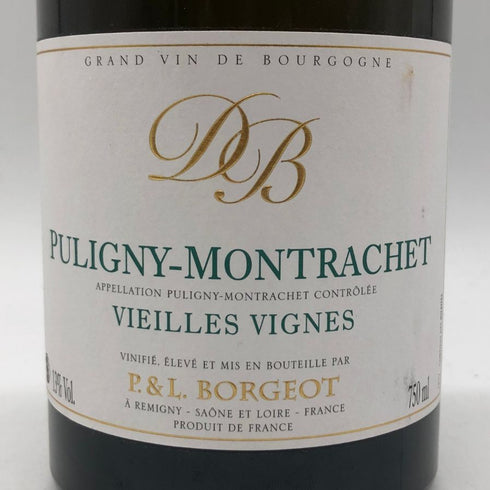 ドメーヌ ボルジョ ピュリニー モンラッシェ ヴィエイユ ヴィーニュ 2022 13% 750ml Domaine Borgeot Puligny Montrachet Vieilles Vignes 白ワイン【F】