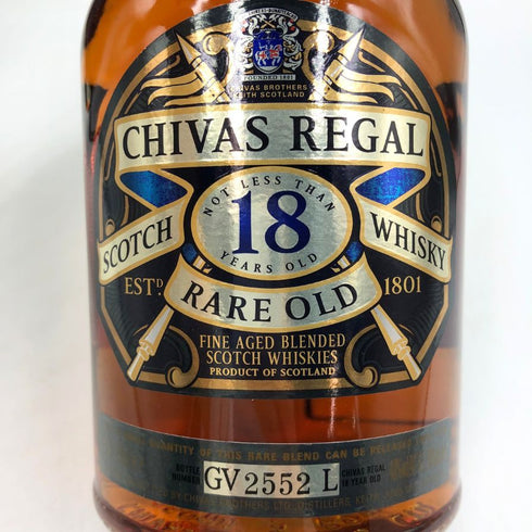 シーバスリーガル 18年 レアオールド 750ml 40% CHIVAS REGAL RARE OLD スコッチウイスキー【Q4】