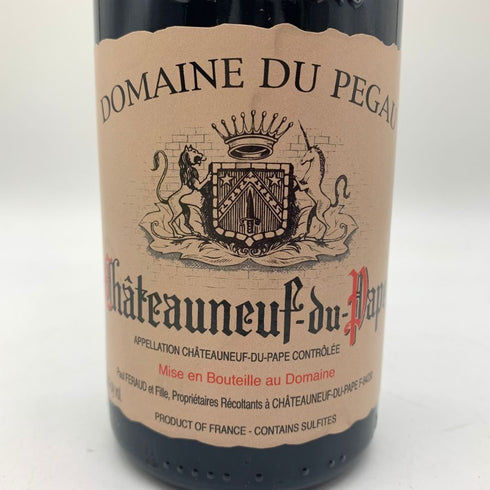 シャトーヌフ デュ パプ ルージュ ドメーヌ デュ ペゴー 2017 15.5% 750ml Chateauneuf du Pape Domaine du Pegau 【C1】
