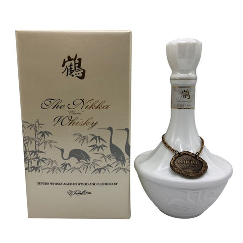 東京都限定◆ニッカ 鶴 陶器ボトル 700ml NIKKA 1436.8g【I2】