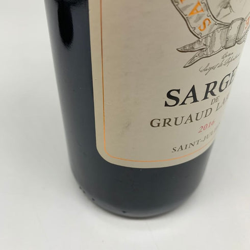 サルジェ ド グリュオ ラローズ サン ジュリアン 2016 750ml 13% SARGET DE GRUAUD LAROSE ボルドーワイン【X4】