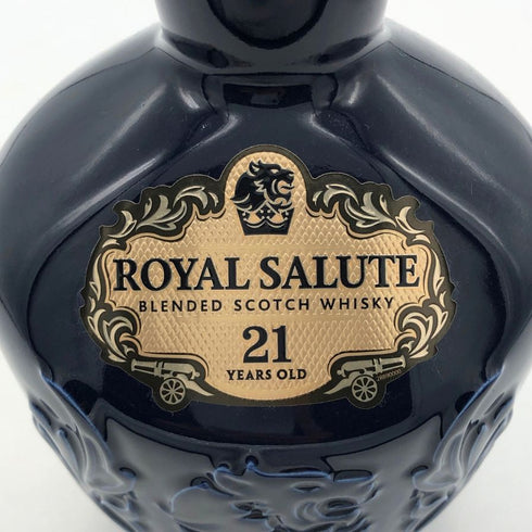 ロイヤルサルート 21年 青陶器ボトル 700ml 40% ROYAL SALUTE スコッチウイスキー1364g【R0】