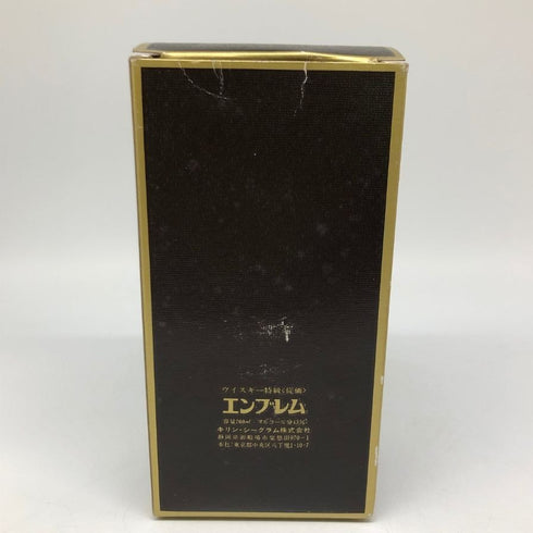 東京都限定◆キリンシーグラム エンブレム プレミアム ウイスキー 特級表記 760ml 43% KIRIN-SEAGRAM EMBLEM PREMIUM WHISKY 【D】