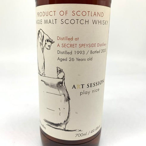 シークレット スペイサイド 1993-2020 26年 アートセッション 700ml 49.4% SECRET SPEYSIDE スコッチウイスキー【L2】