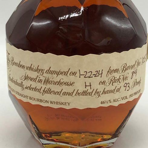 ブラントン シングルバレル 2024 750ml 46.5% Blanton's SINGLE BARREL バーボン【N1】