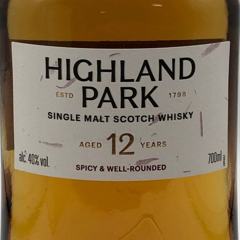 ハイランド パーク 12年 シングル モルト スコッチ 40% 700ml HIGHLAND PARK スコッチウイスキー【F3】