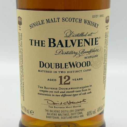 バルヴェニー12年 ダブルウッド 700ml 40% The Balvenie Double Wood スコッチウイスキー【F3】