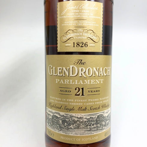 グレンドロナック パーラメント 21年 シングルモルト 700ml 48% GLENDRONACH PARLIAMENT スコッチウイスキー【Q4】