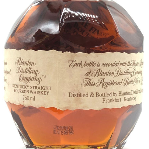 ブラントン シングルバレル 2024 750ml 46.5% Blanton's SINGLE BARREL バーボン【S0】