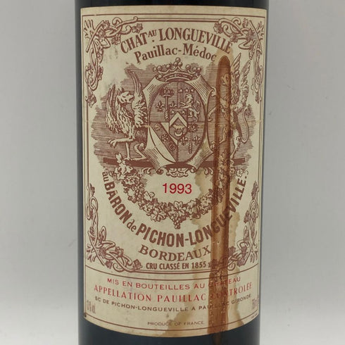 シャトー ピション ロングヴィル バロン 1993 750ml 13% CHATEAU PICHON LONGUEVILLE BARON ボルドーワイン【V0】