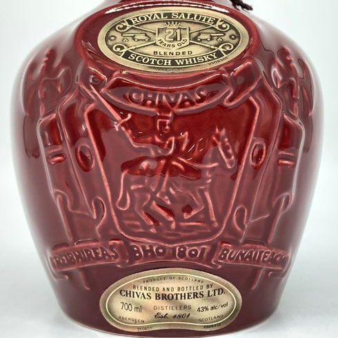 シーバス ブラザーズ ロイヤル サルート 21年 赤陶器 700ml 40% CHIVAS BROTHERS ROYAL SALUTE スコッチウイスキー【S4】