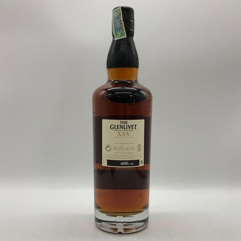 グレンリベット 25年 XXV 700ml 43% THE GLENLIVET スコッチウイスキー【P1】