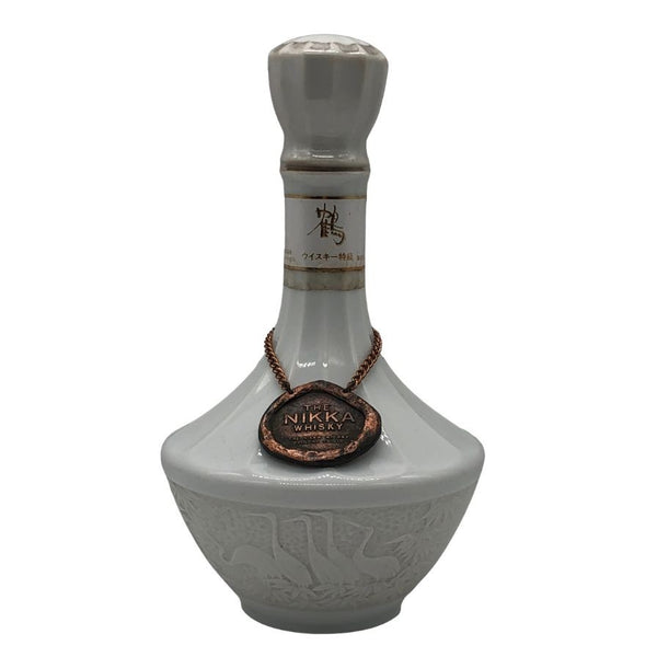 東京都限定◆ニッカ ウイスキー 鶴 陶器ボトル 760ml 43% NIKKA 1308g【F1】