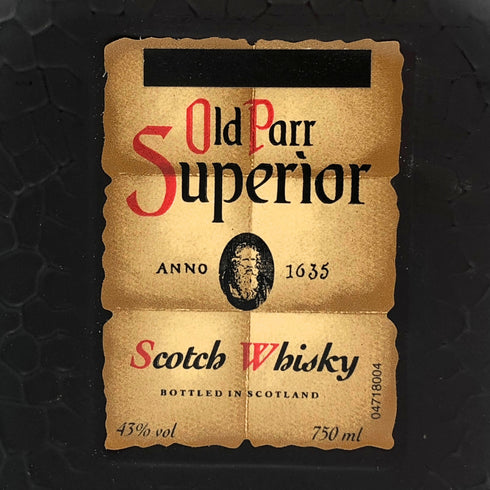 オールド パー スペリオール 750ml 43% Old Parr Superior スコッチウイスキー1217g【I2】